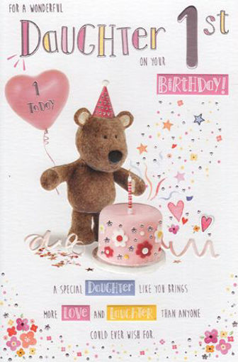 Picture of DAUGHTER 1ST BIRTHDAY CARD